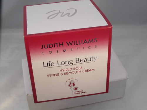 Judith Williams Life Long Beauty Hybrid Rose Refine+Re-Youth Cream