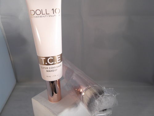 Doll 10 T.C.E.Super Coverage Make up+Skin Buffing Brush